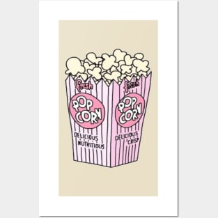 Pink Popcorn Posters and Art